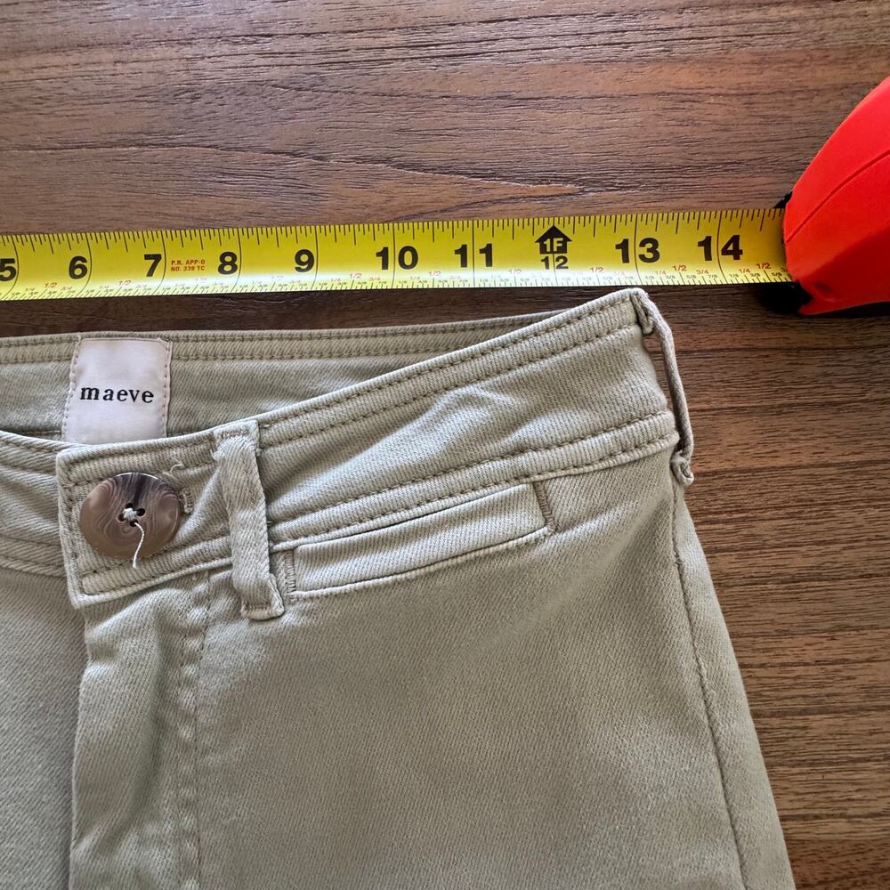 MAEVE The Ettie High-Rise Crop Wide-Leg Jeans -Size 27 - Picture 7 of 10